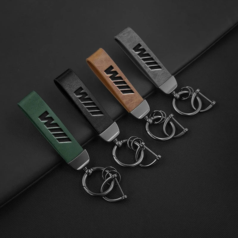 Luxury Leather Car LOGO Keychain Rings Keyring Pendant For BMW M X1 X2 X3 X5 X6 E46 E39 E90 E36E60 E34 E30 F30 G20 Accessories