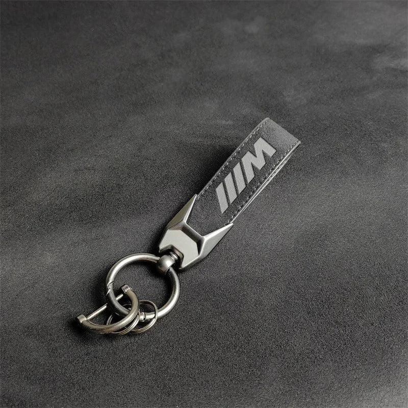 Suede Leather Car Keychain Car Styling Key Ring For BMW M Performance E30 E39 E46 E90 E93 E60 F10 M5 M6 M7 X4 X5 X1 Accessories