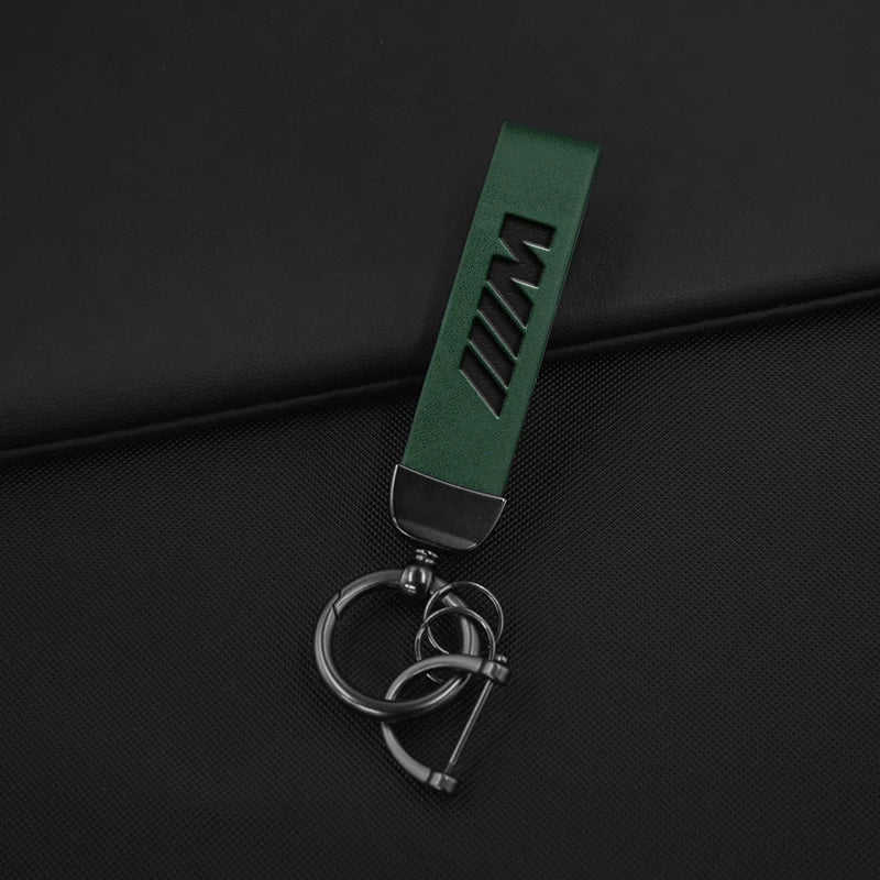 Luxury Leather Car LOGO Keychain Rings Keyring Pendant For BMW M X1 X2 X3 X5 X6 E46 E39 E90 E36E60 E34 E30 F30 G20 Accessories